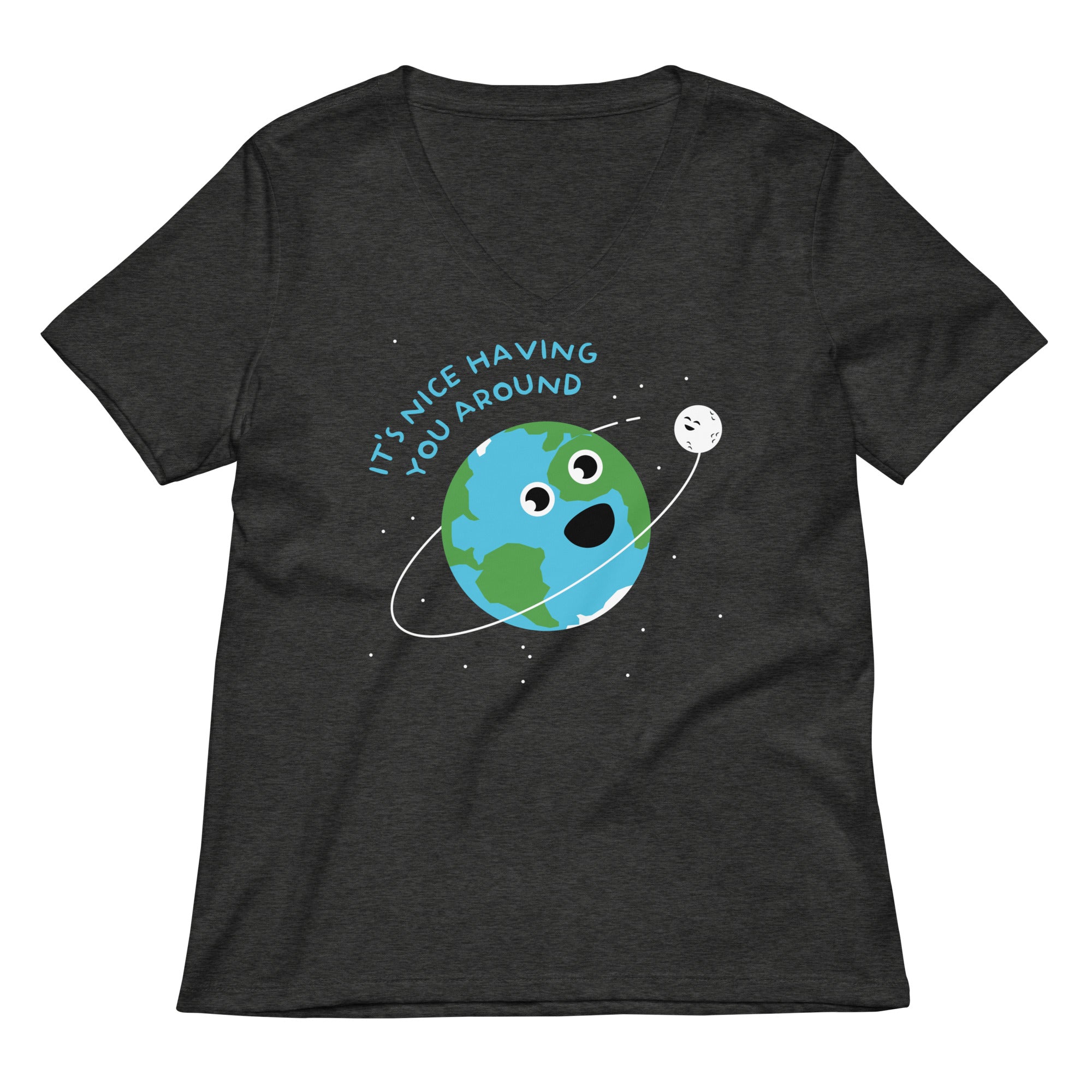 It's Nice Having You Around Women's V-Neck Tee Hoodie, Sweatshirt | CoreVibeTees.com (Image 3)