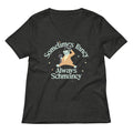 Sometimes Fancy Always Schmancy Women's V-Neck Tee Hoodie, Sweatshirt | CoreVibeTees.com (Image 1)