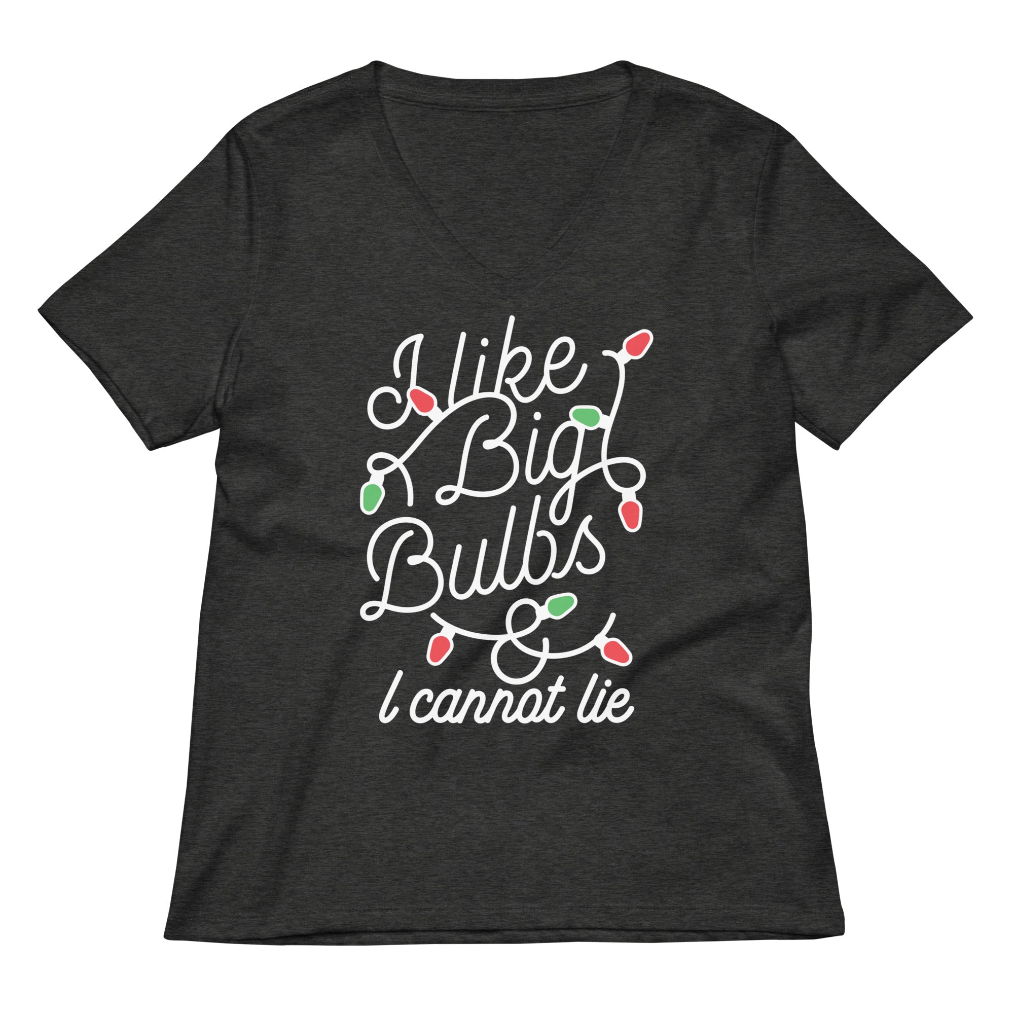 I Like Big Bulbs & I Cannot Lie Women's V-Neck Tee Hoodie, Sweatshirt | CoreVibeTees.com (Image 3)