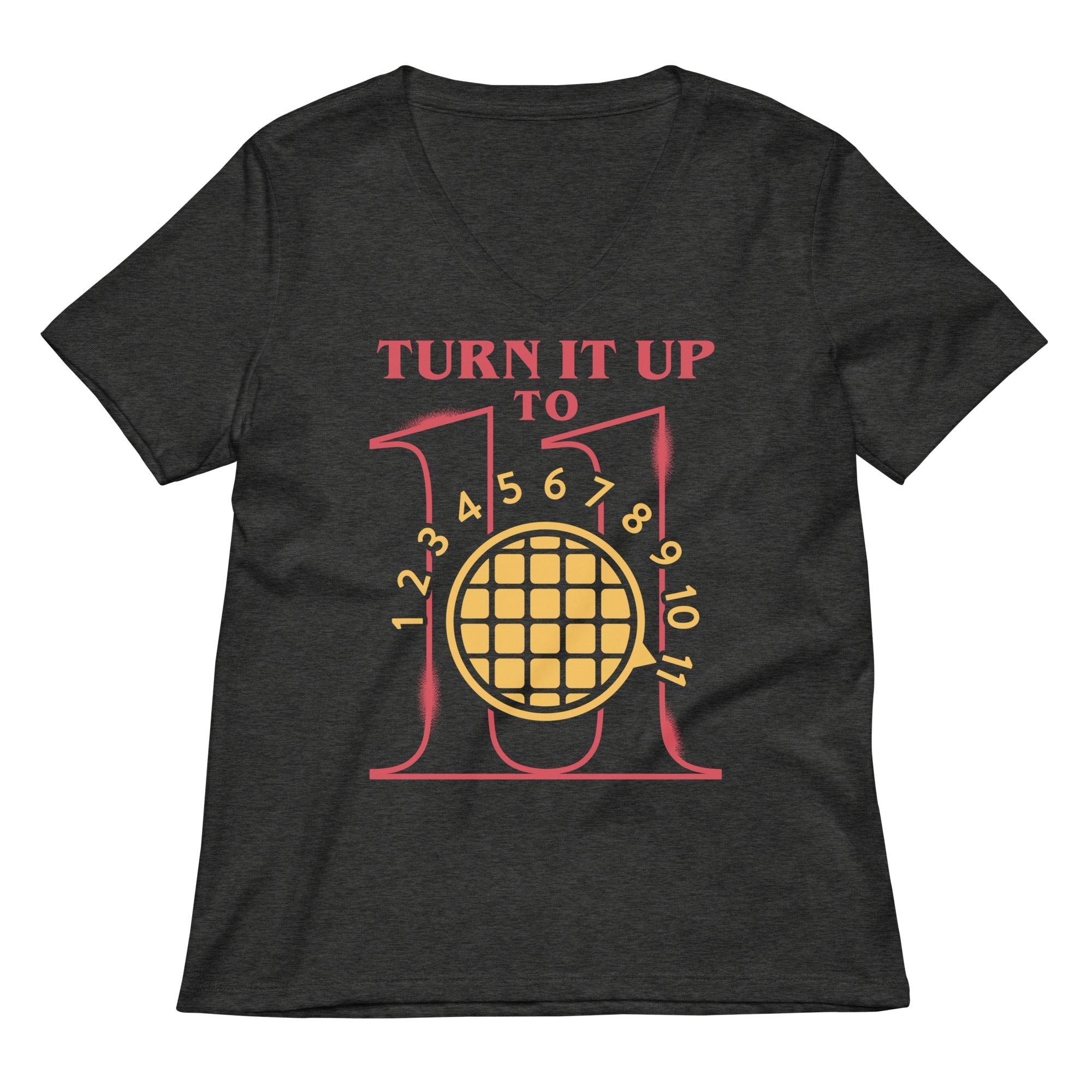 Turn It Up To 11 Women's V-Neck Tee Hoodie, Sweatshirt | CoreVibeTees.com (Image 3)