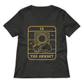 The Hermit Women's V-Neck Tee Hoodie, Sweatshirt | CoreVibeTees.com (Image 1)