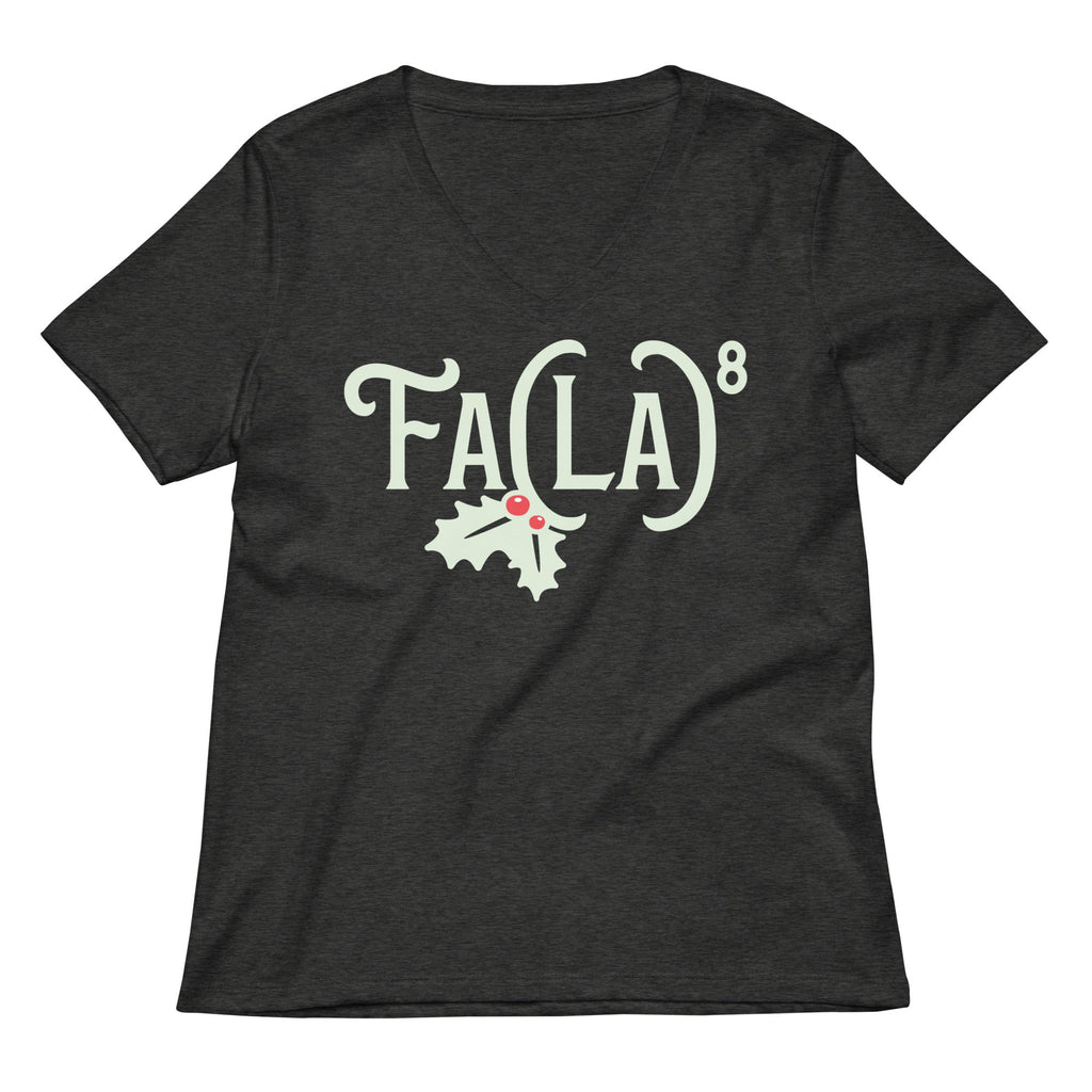 Fa LaLaLaLaLaLaLaLa Women's V-Neck Tee Hoodie, Sweatshirt | CoreVibeTees.com (Image 4)