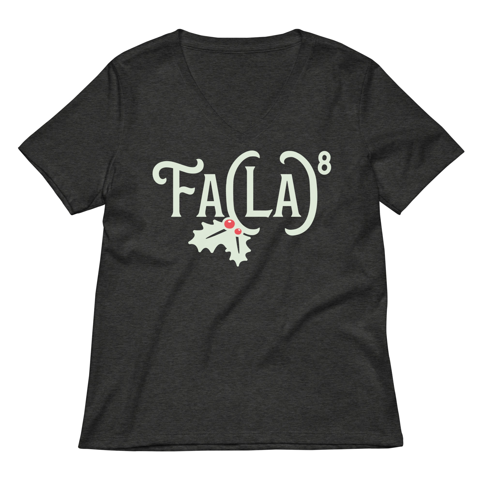 Fa LaLaLaLaLaLaLaLa Women's V-Neck Tee Hoodie, Sweatshirt | CoreVibeTees.com (Image 4)