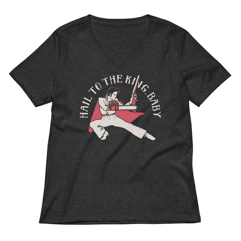 Hail To The King, Baby Women's V-Neck Tee Hoodie, Sweatshirt | CoreVibeTees.com (Image 3)