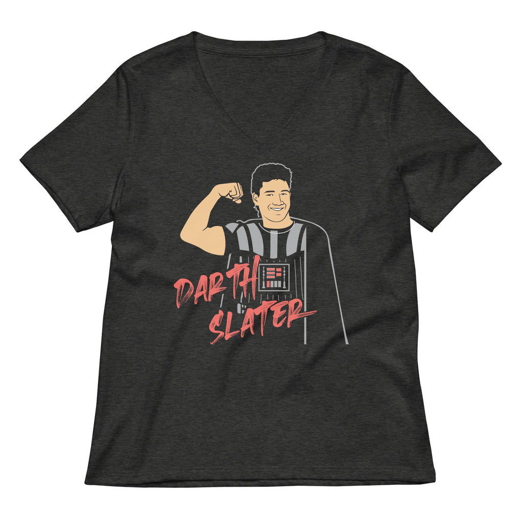 Darth Slater Women's V-Neck Tee Hoodie, Sweatshirt | CoreVibeTees.com (Image 3)