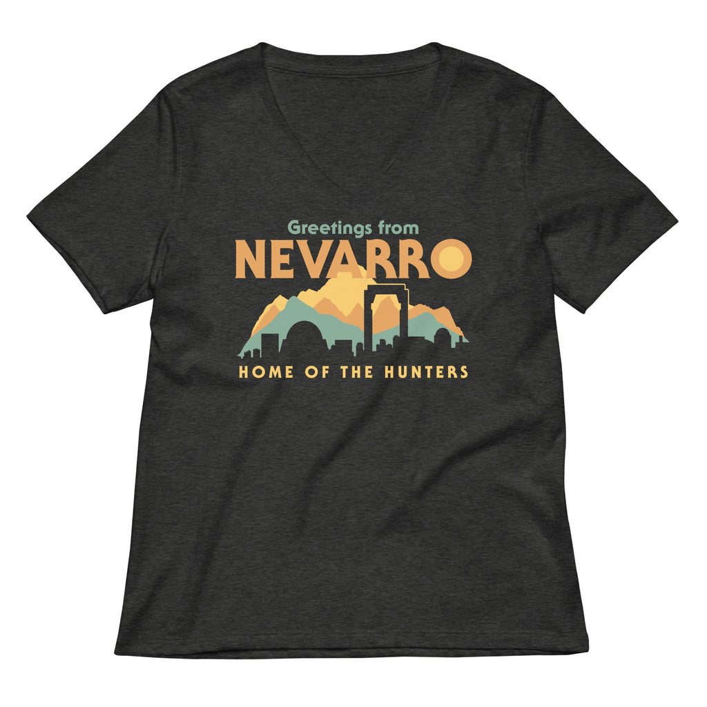 Greetings From Nevarro Women's V-Neck Tee Hoodie, Sweatshirt | CoreVibeTees.com (Image 3)
