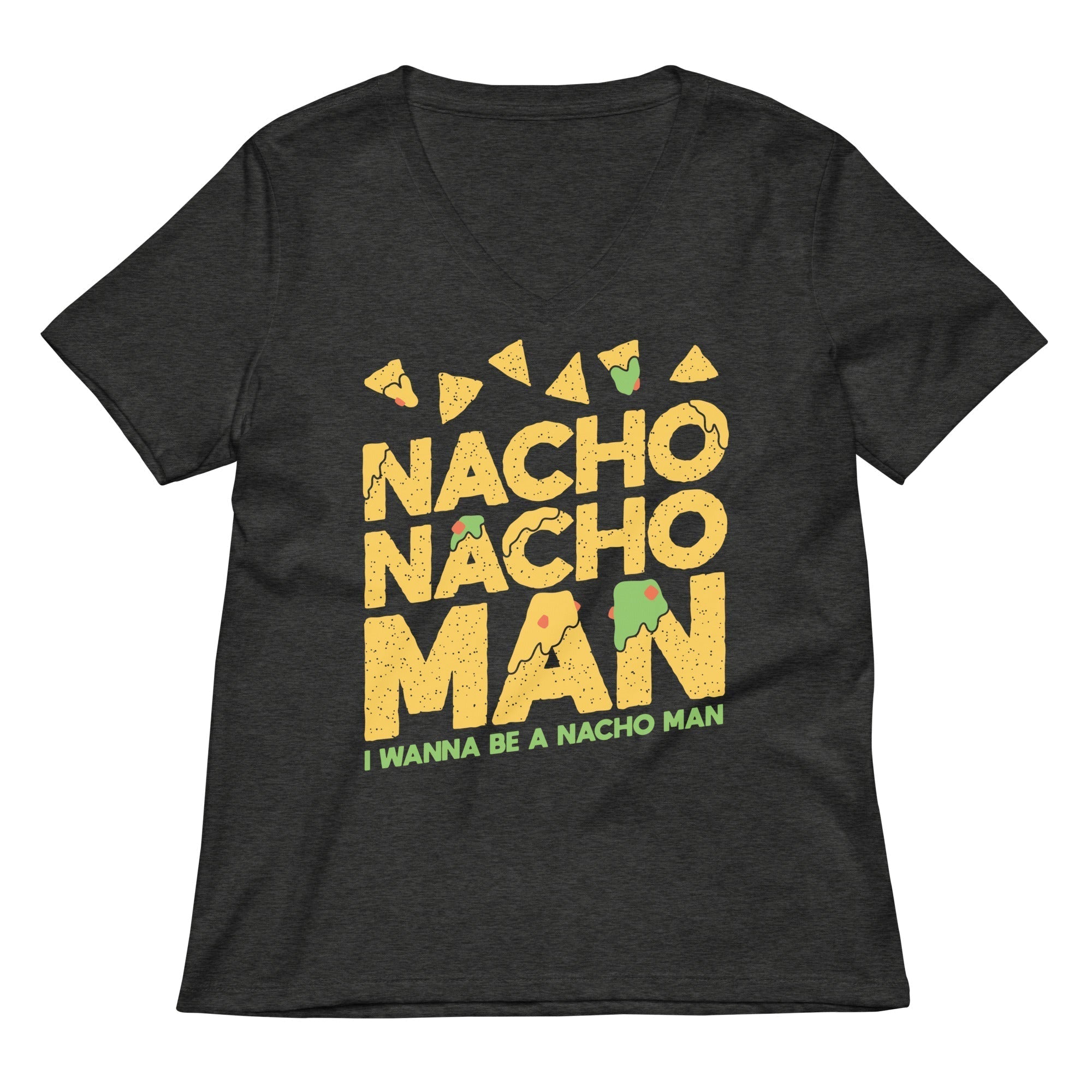 Nacho Nacho Man Women's V-Neck Tee Hoodie, Sweatshirt | CoreVibeTees.com (Image 3)
