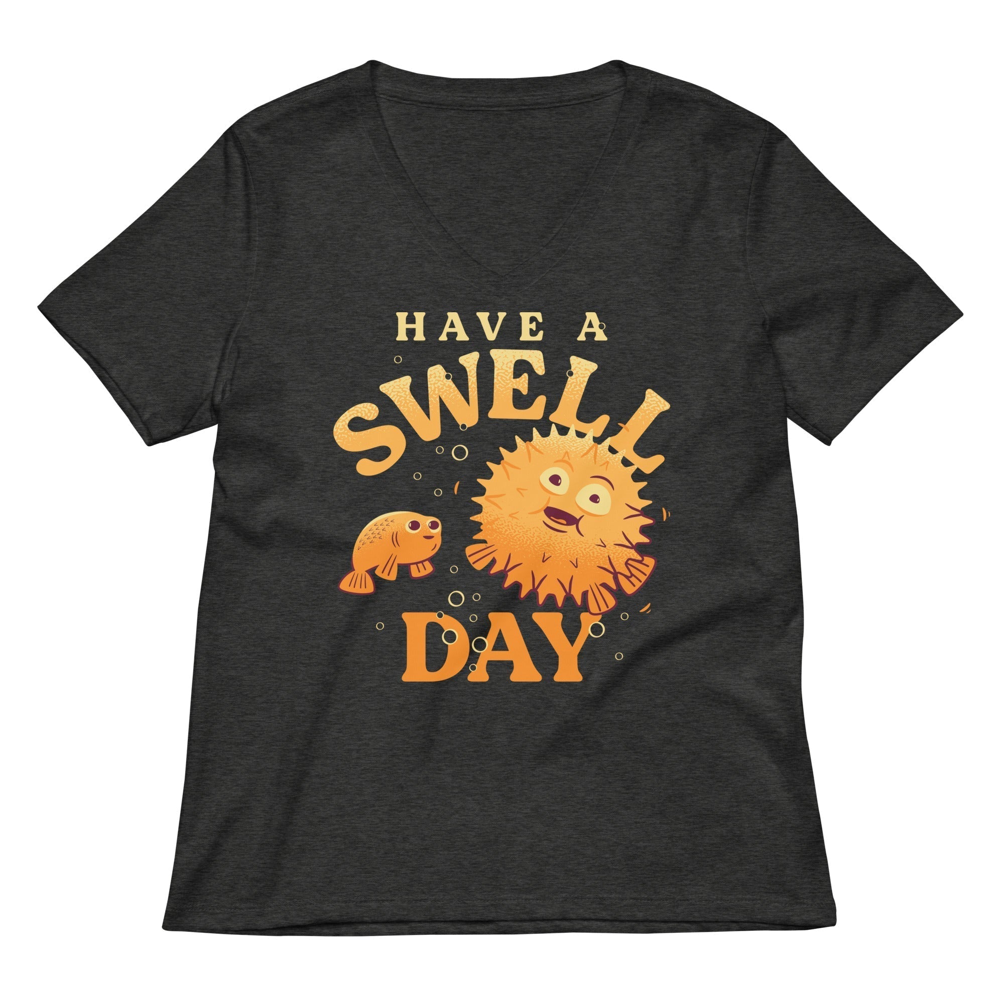 Have A Swell Day Women's V-Neck Tee Hoodie, Sweatshirt | CoreVibeTees.com (Image 3)