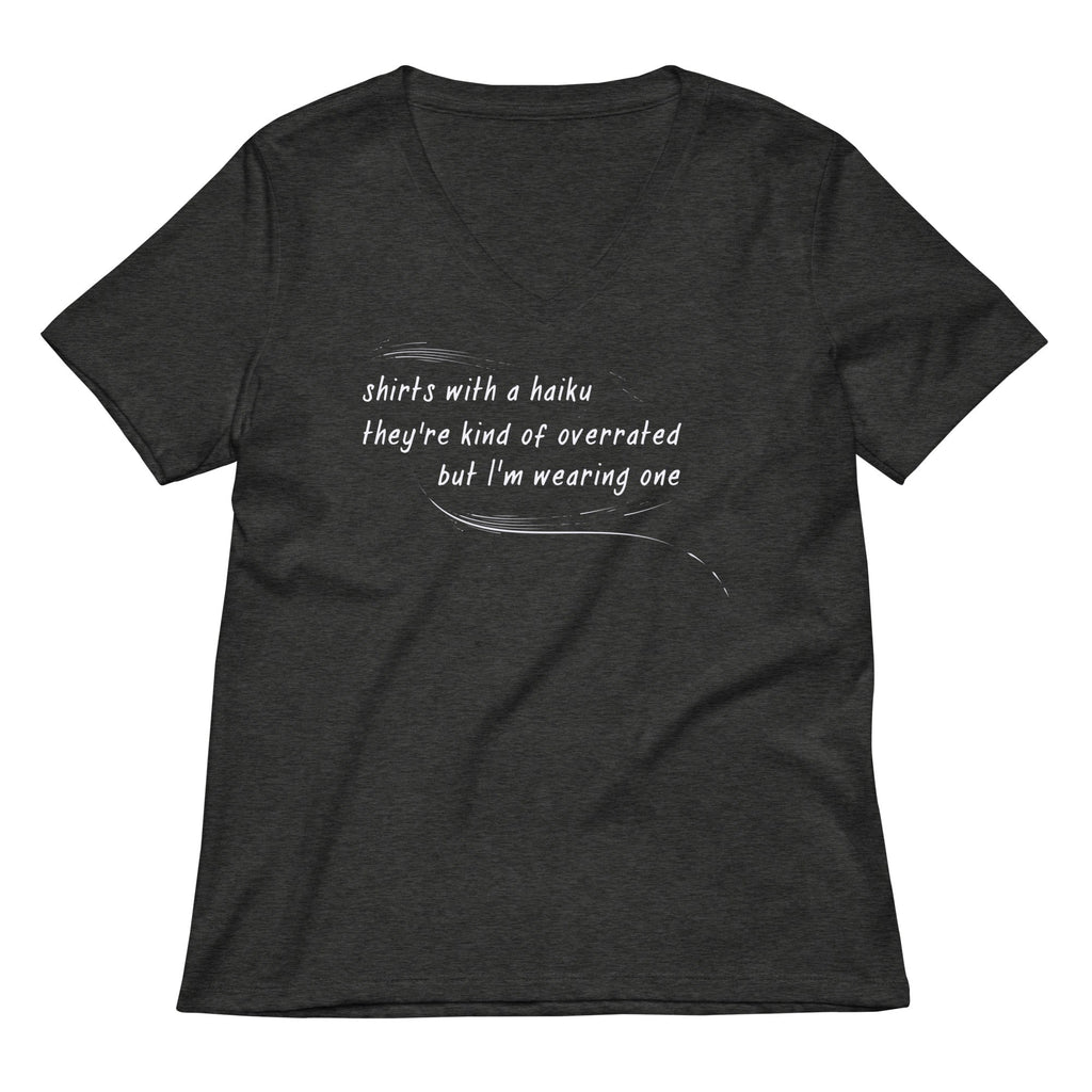 Haiku Women's V-Neck Tee Hoodie, Sweatshirt | CoreVibeTees.com (Image 3)