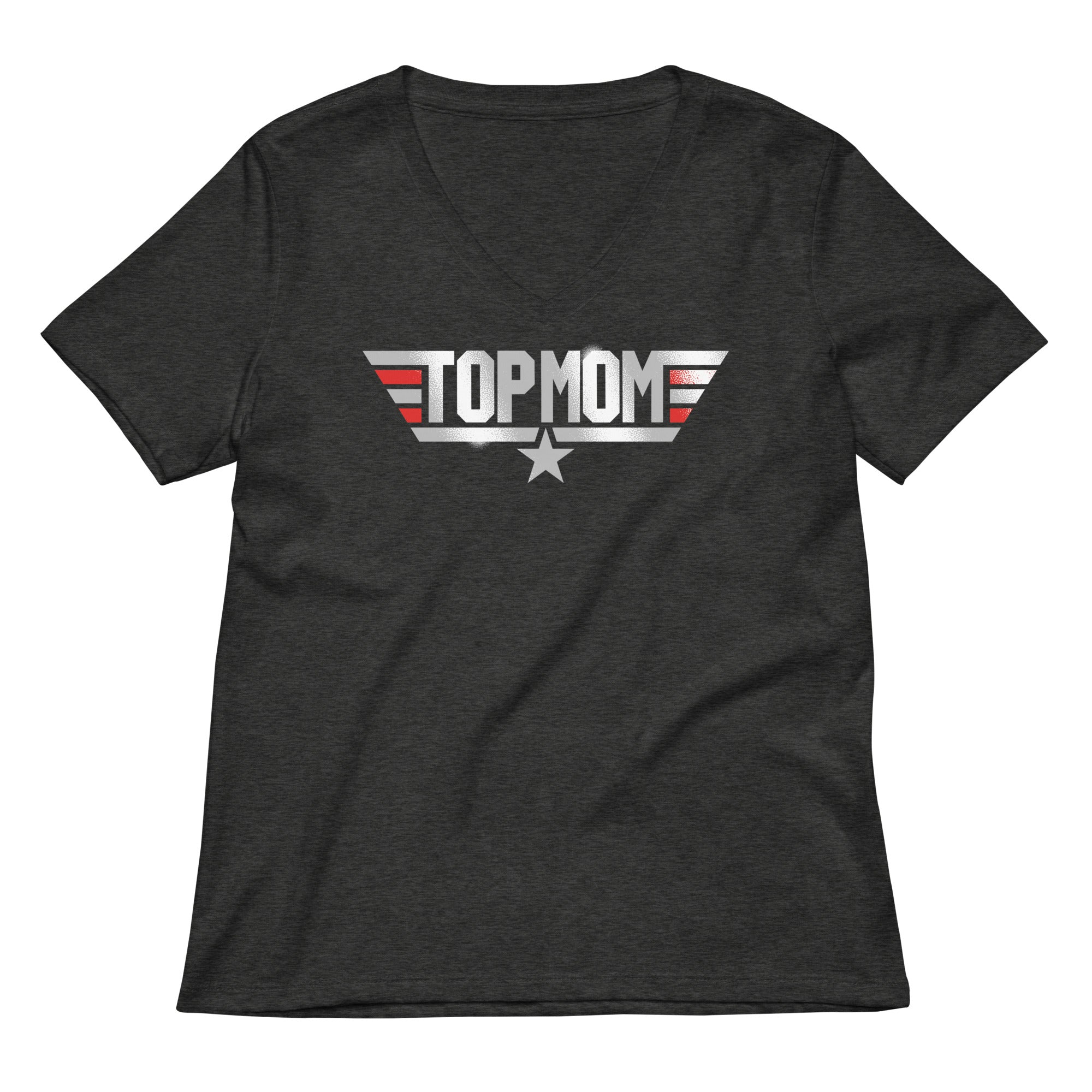 Top Mom Women's V-Neck Tee Hoodie, Sweatshirt | CoreVibeTees.com (Image 3)