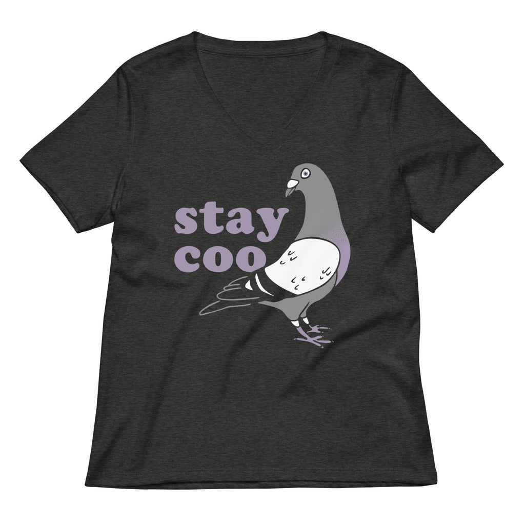 Stay Coo Women's V-Neck Tee Hoodie, Sweatshirt | CoreVibeTees.com (Image 3)