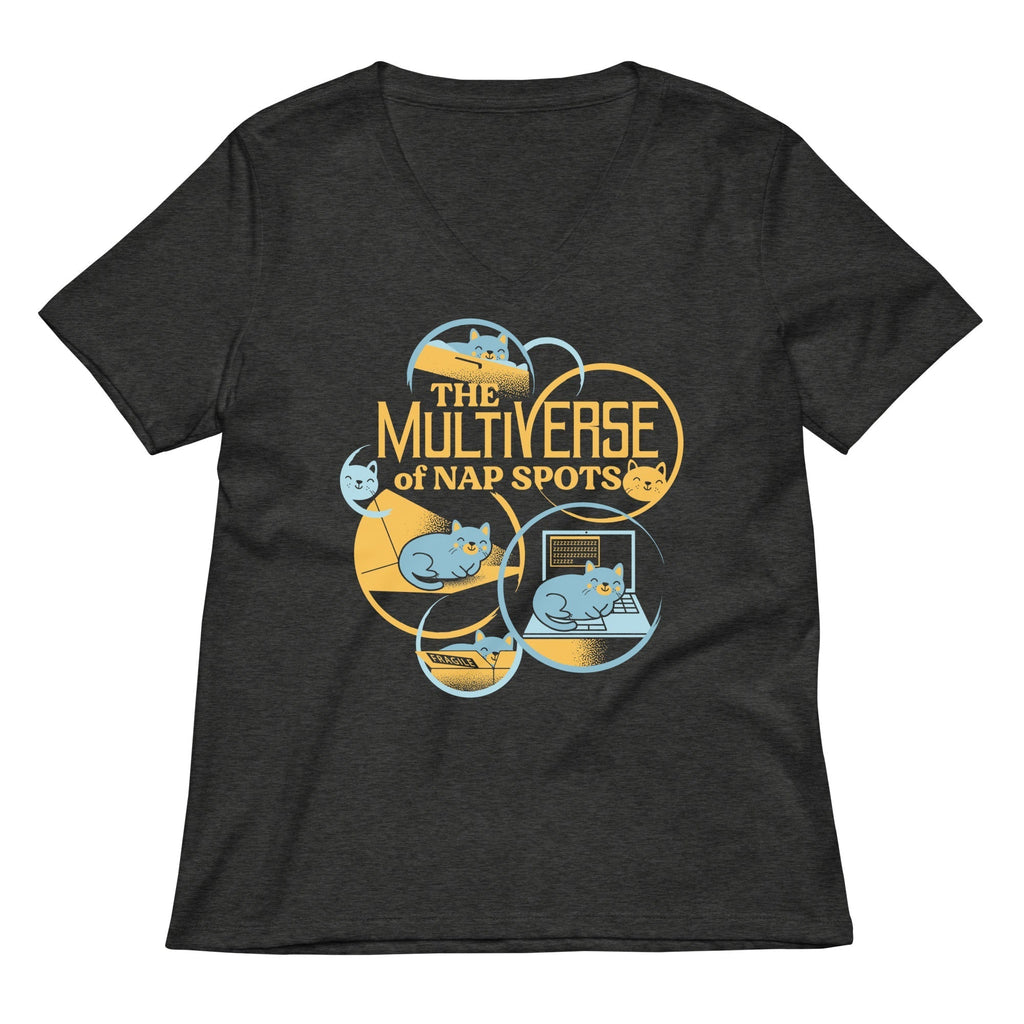 The Multiverse Of Nap Spots Women's V-Neck Tee Hoodie, Sweatshirt | CoreVibeTees.com (Image 3)