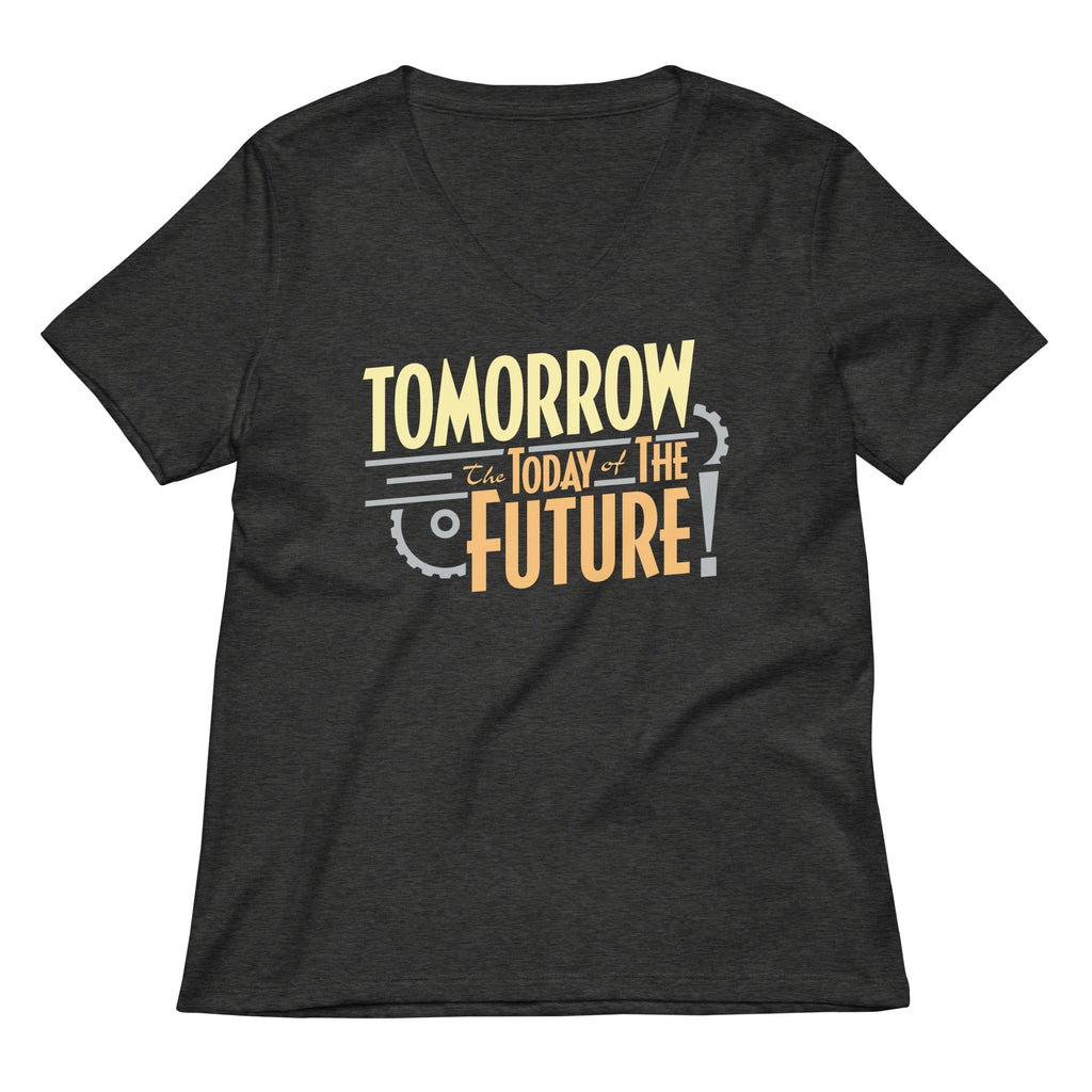 Tomorrow, The Today Of The Future Women's V-Neck Tee Hoodie, Sweatshirt | CoreVibeTees.com (Image 3)