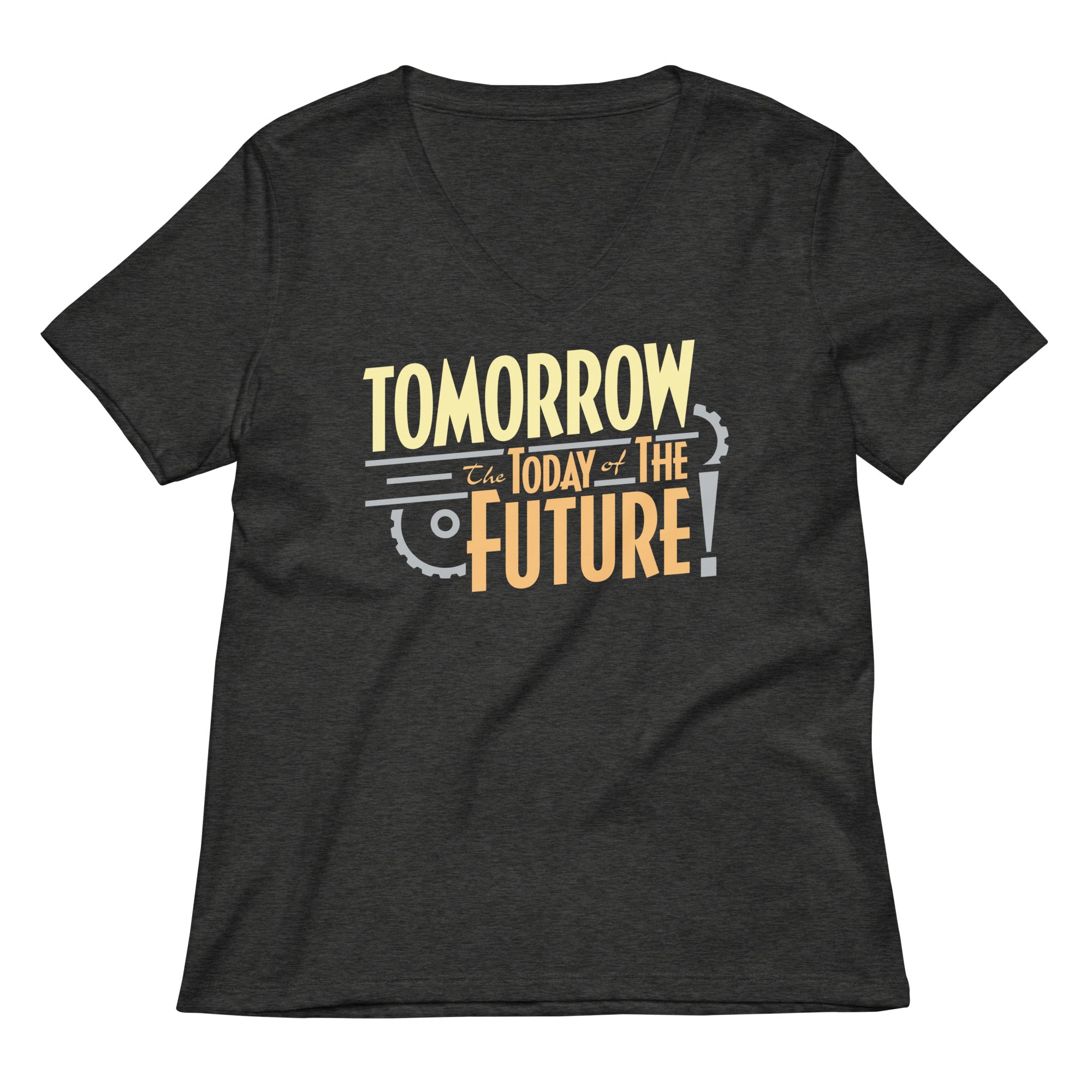 Tomorrow, The Today Of The Future Women's V-Neck Tee Hoodie, Sweatshirt | CoreVibeTees.com (Image 3)