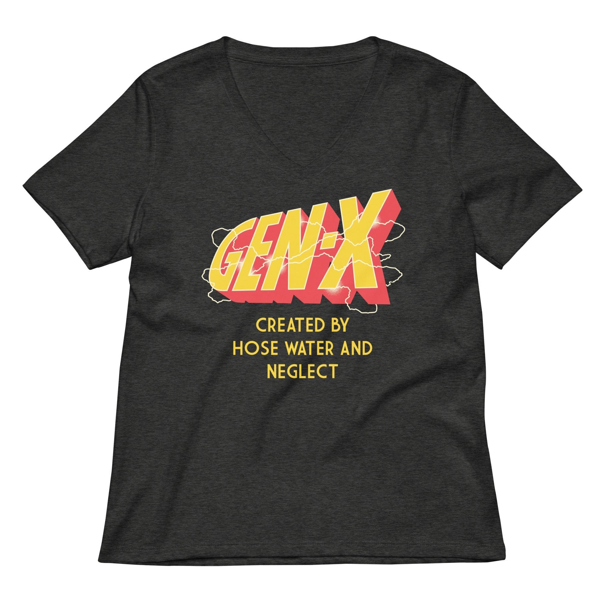 Gen-X Women's V-Neck Tee Hoodie, Sweatshirt | CoreVibeTees.com (Image 3)