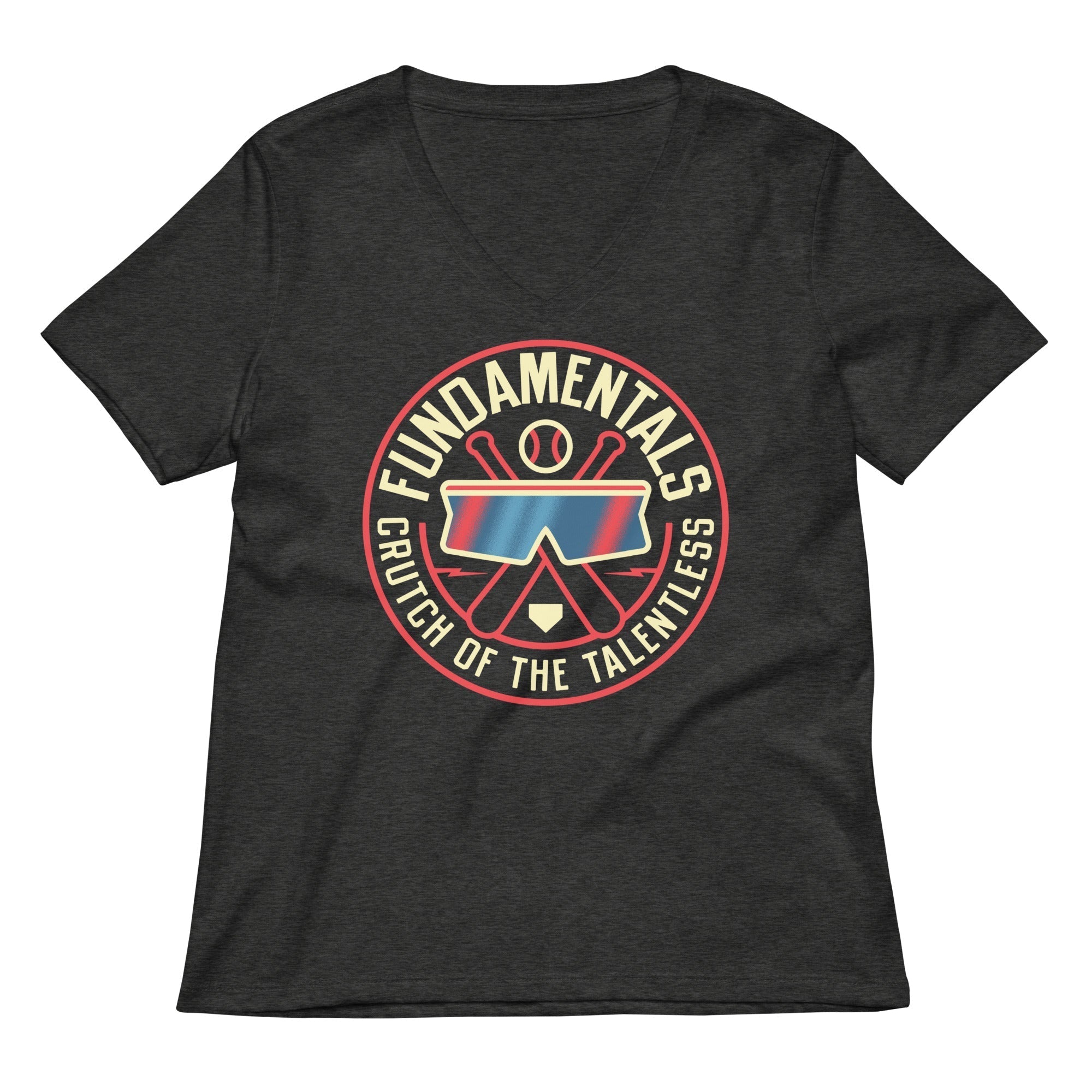 Fundamentals Crutch Of The Talentless Women's V-Neck Tee Hoodie, Sweatshirt | CoreVibeTees.com (Image 3)