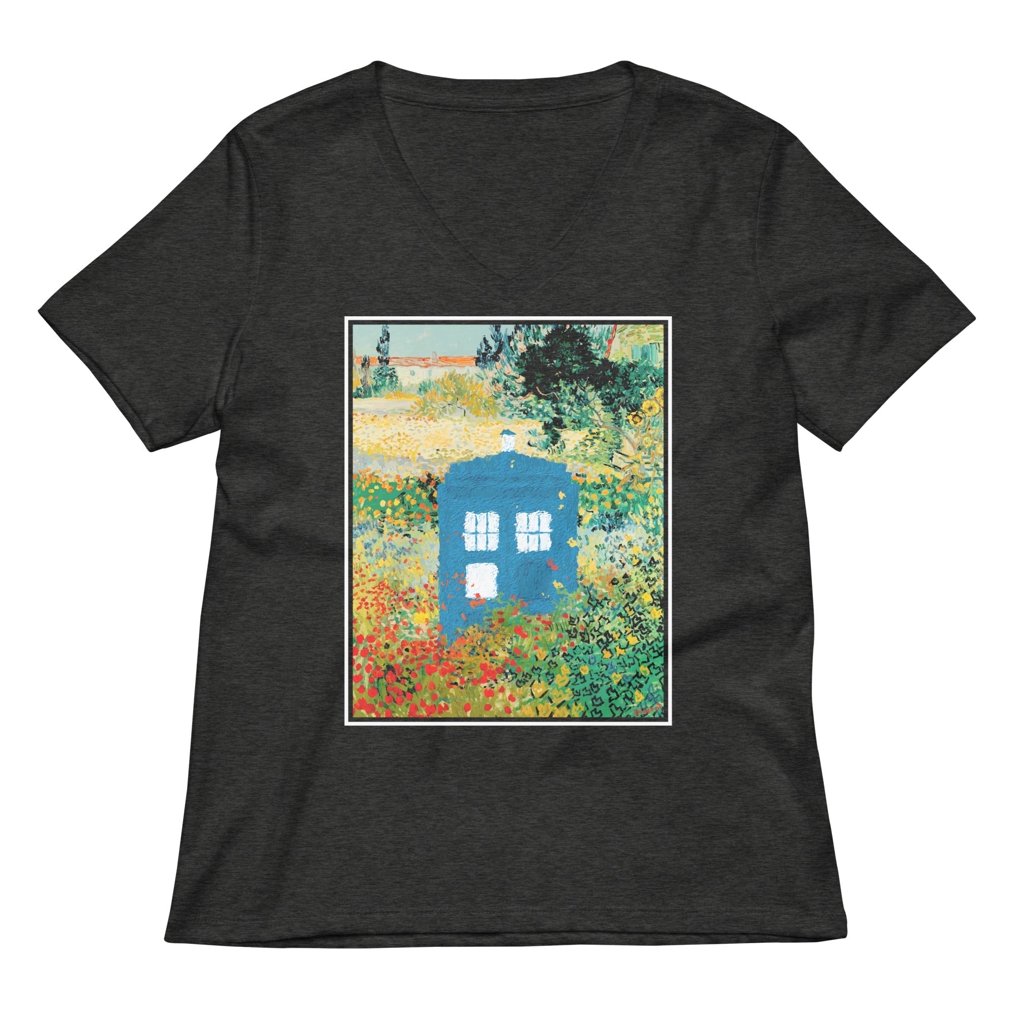 Garden In Bloom Women's V-Neck Tee Hoodie, Sweatshirt | CoreVibeTees.com (Image 3)