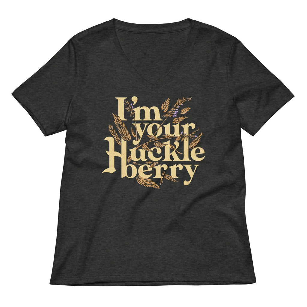 I'm Your Huckleberry Women's V-Neck Tee Hoodie, Sweatshirt | CoreVibeTees.com (Image 3)