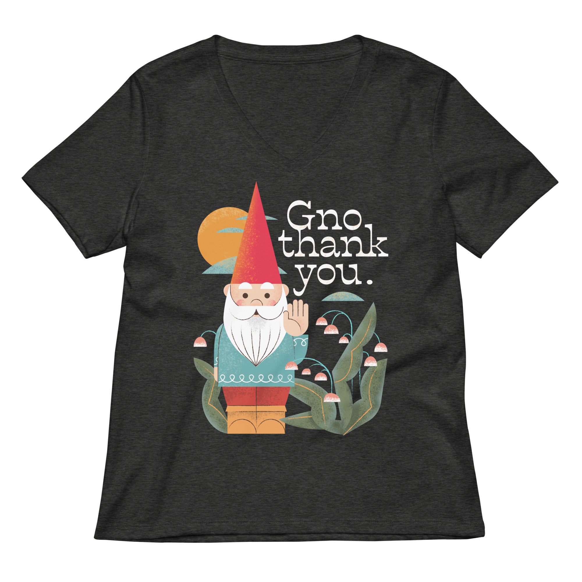 Gno Thank You Women's V-Neck Tee