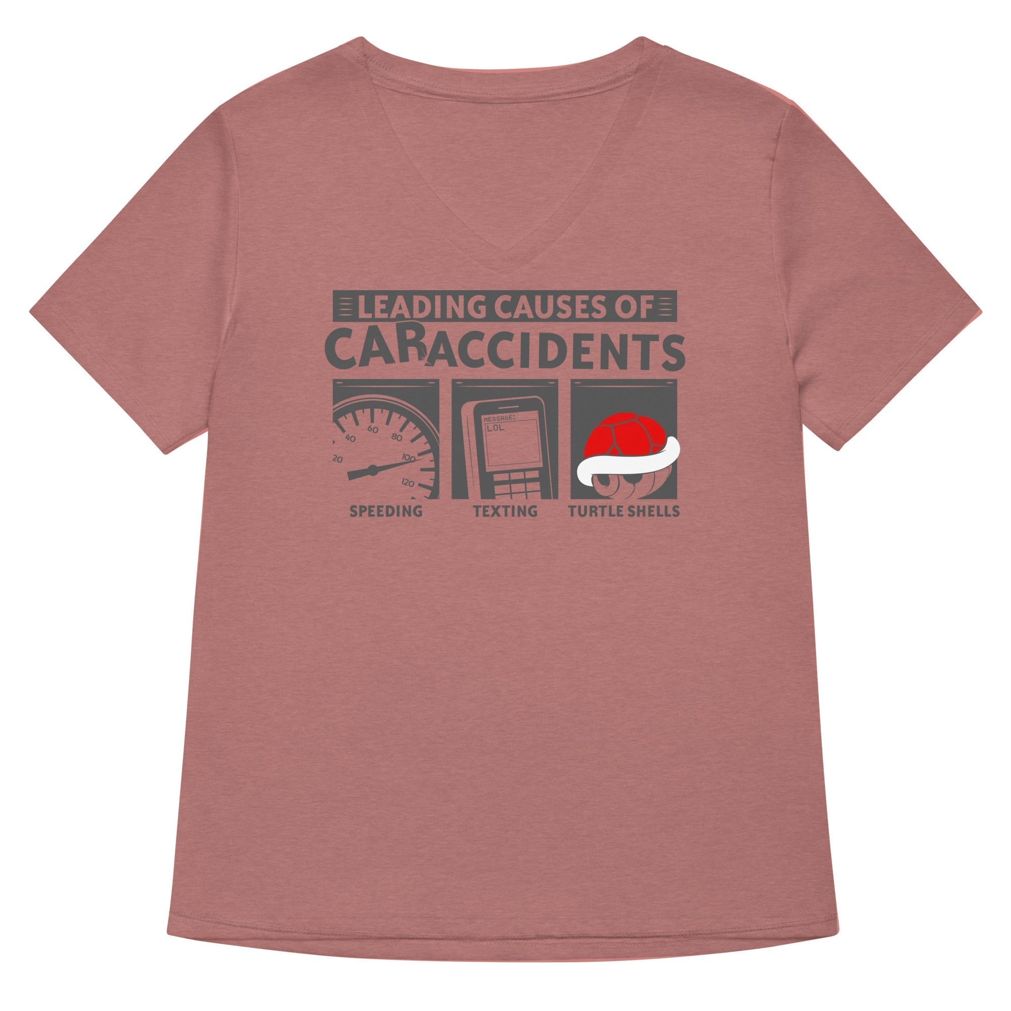 Leading Causes of Accidents Women's V-Neck Tee Hoodie, Sweatshirt | CoreVibeTees.com (Image 2)