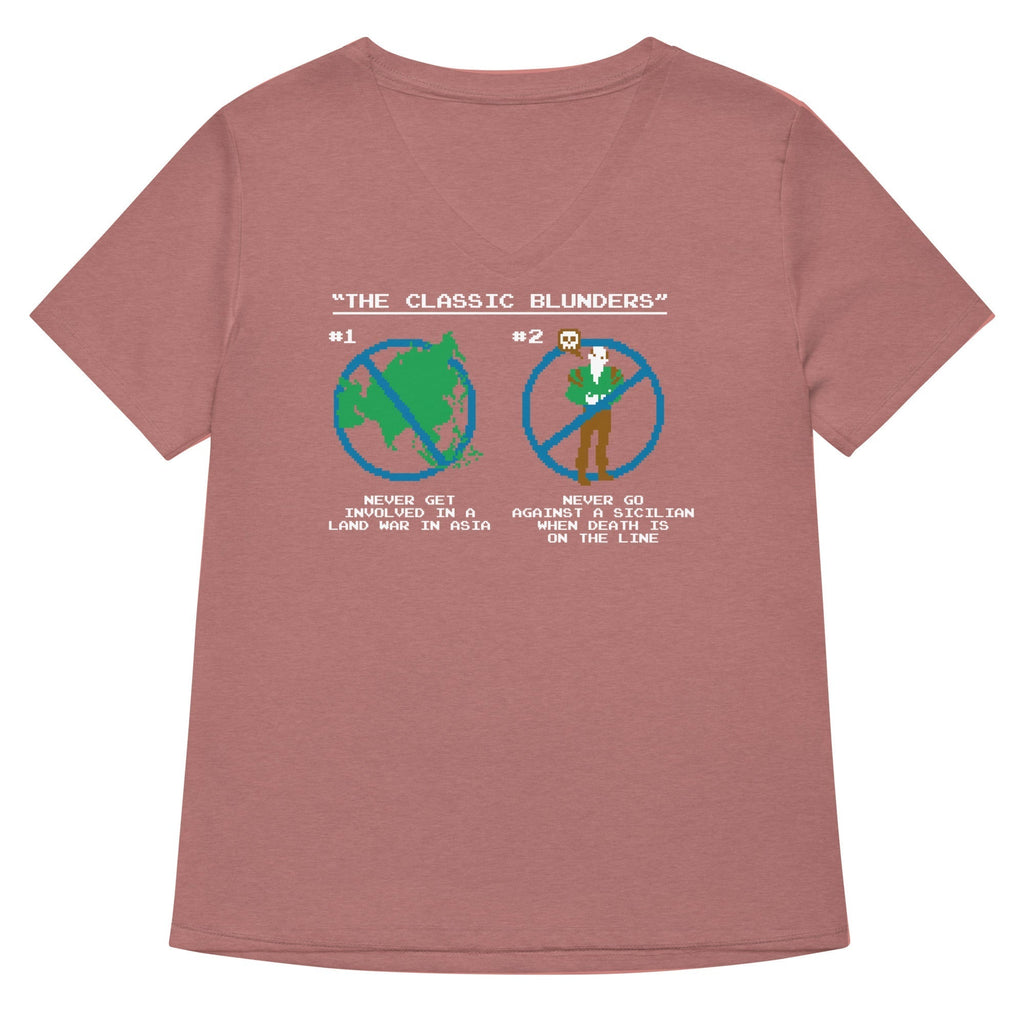 The Classic Blunders Women's V-Neck Tee Hoodie, Sweatshirt | CoreVibeTees.com (Image 4)