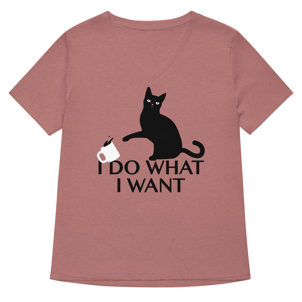 I Do What I Want Women's V-Neck Tee Hoodie, Sweatshirt | CoreVibeTees.com (Image 2)