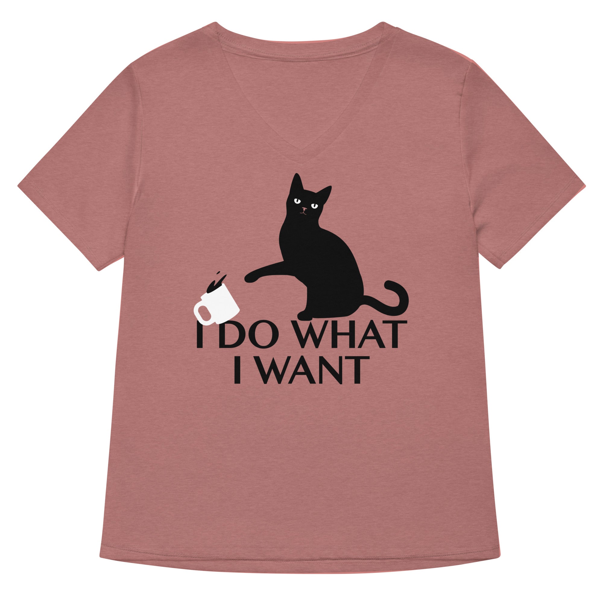 I Do What I Want Women's V-Neck Tee Hoodie, Sweatshirt | CoreVibeTees.com (Image 2)