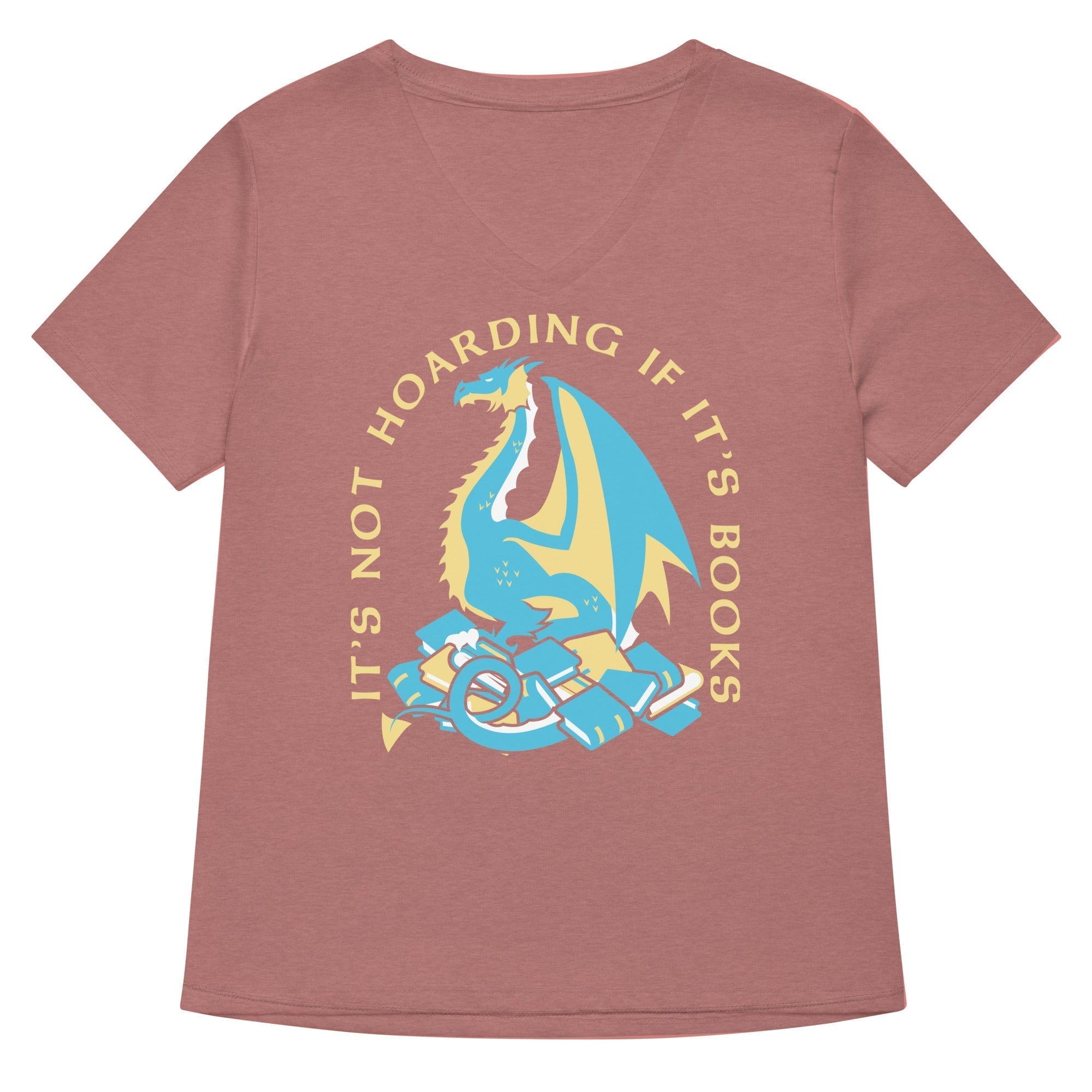 It's Not Hoarding If It's Books Women's V-Neck Tee Hoodie, Sweatshirt | CoreVibeTees.com (Image 5)