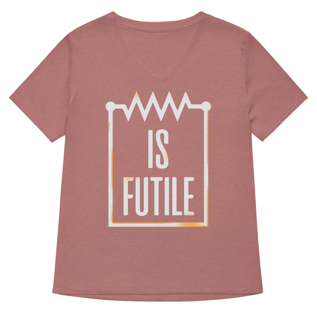 Resistor Is Futile Women's V-Neck Tee Hoodie, Sweatshirt | CoreVibeTees.com (Image 5)