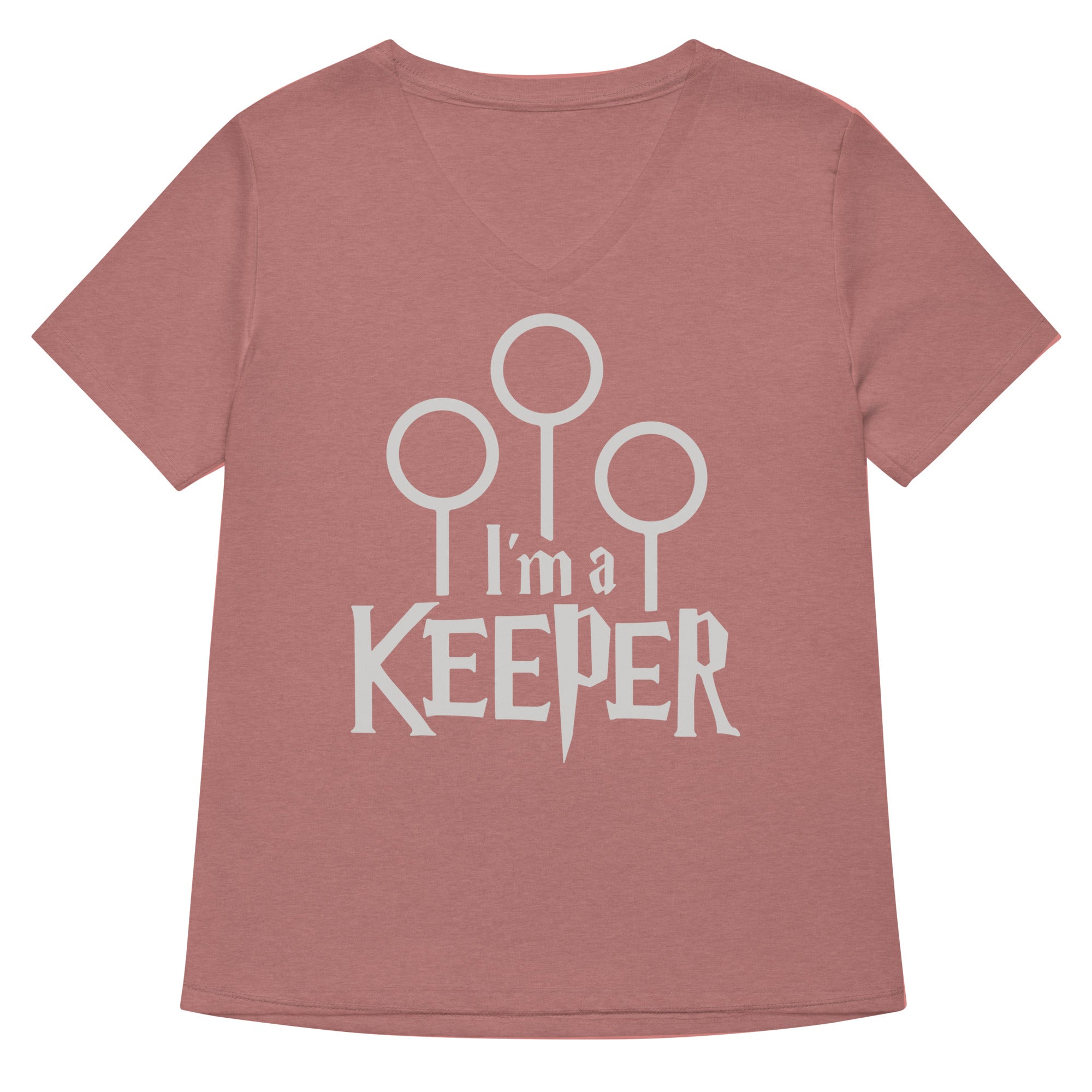 I'm A Keeper Women's V-Neck Tee Hoodie, Sweatshirt | CoreVibeTees.com (Image 5)