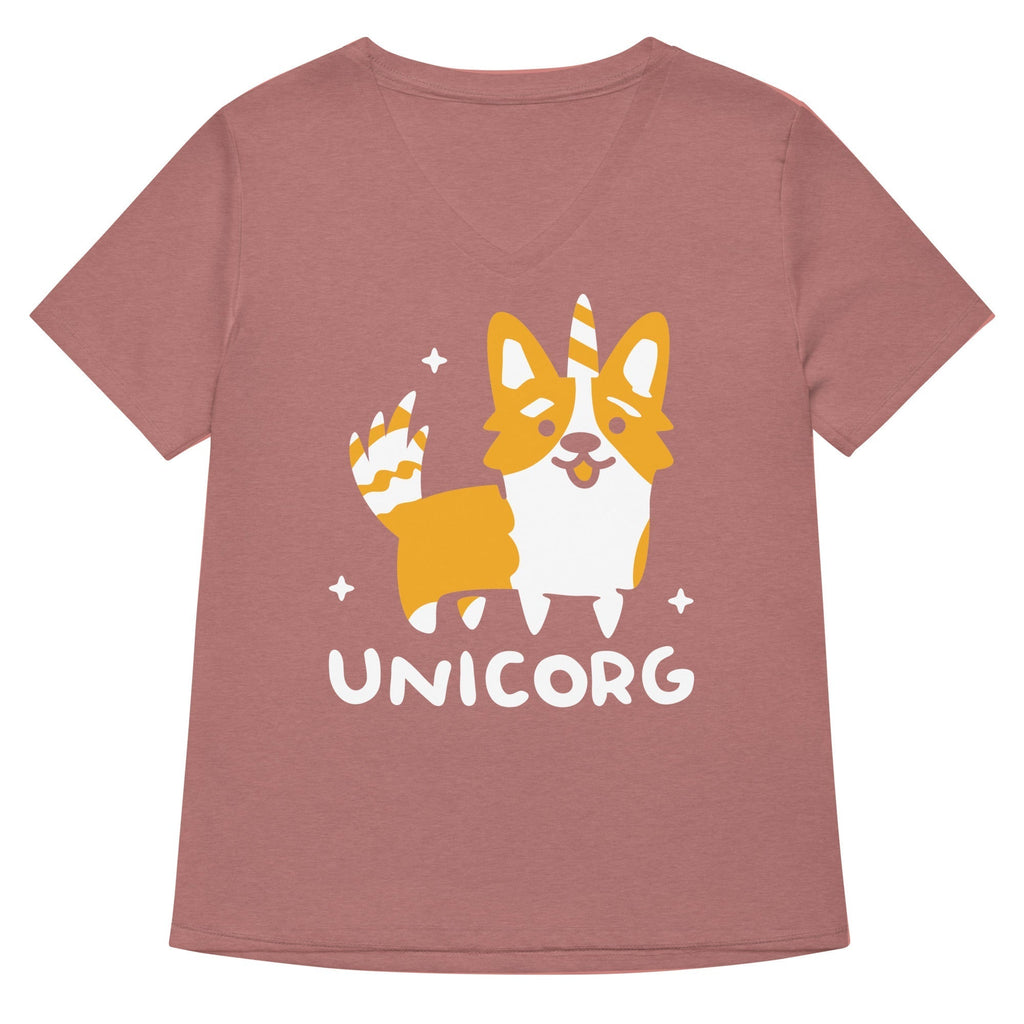 Unicorg Women's V-Neck Tee Hoodie, Sweatshirt | CoreVibeTees.com (Image 5)