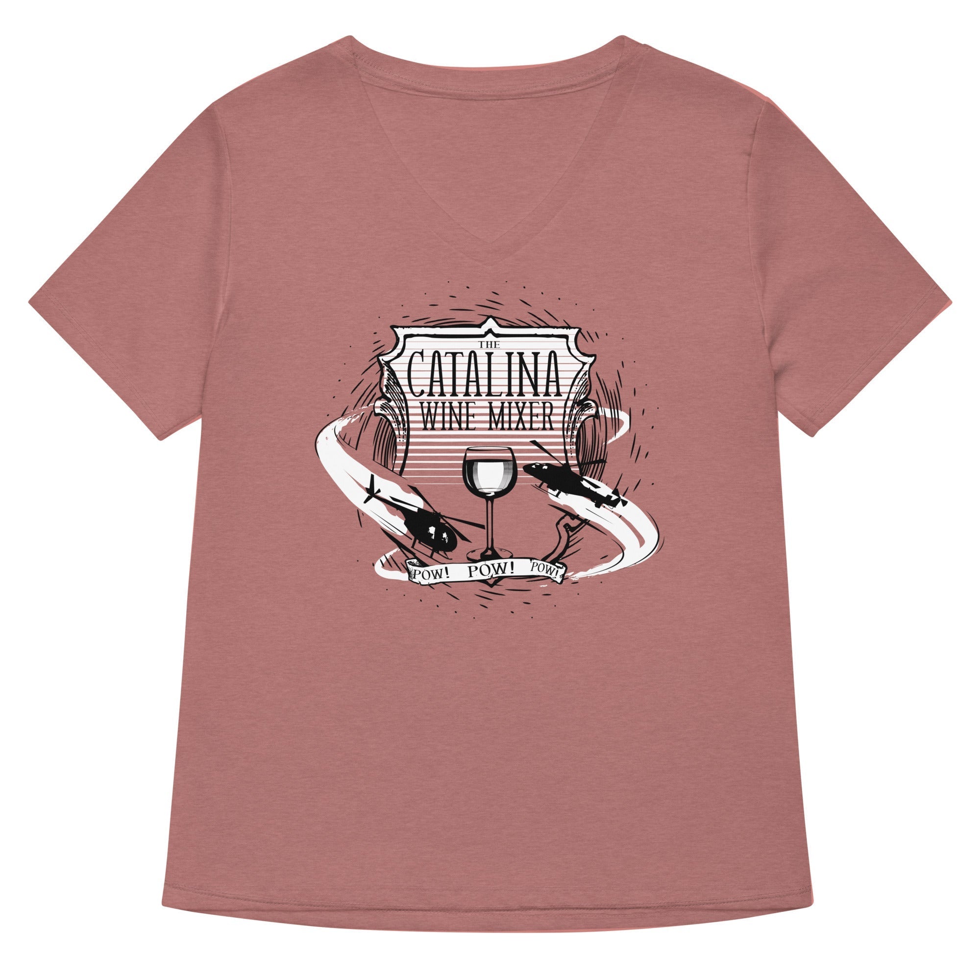 The Catalina Wine Mixer Women's V-Neck Tee Hoodie, Sweatshirt | CoreVibeTees.com (Image 2)