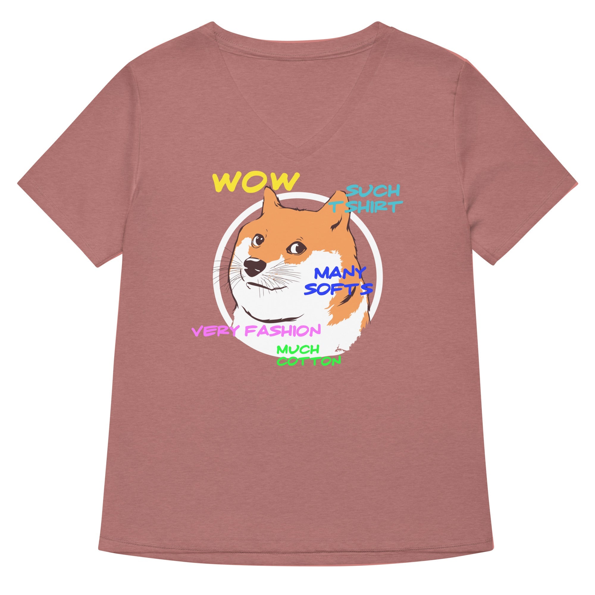 Doge Shirt Women's V-Neck Tee Hoodie, Sweatshirt | CoreVibeTees.com (Image 5)
