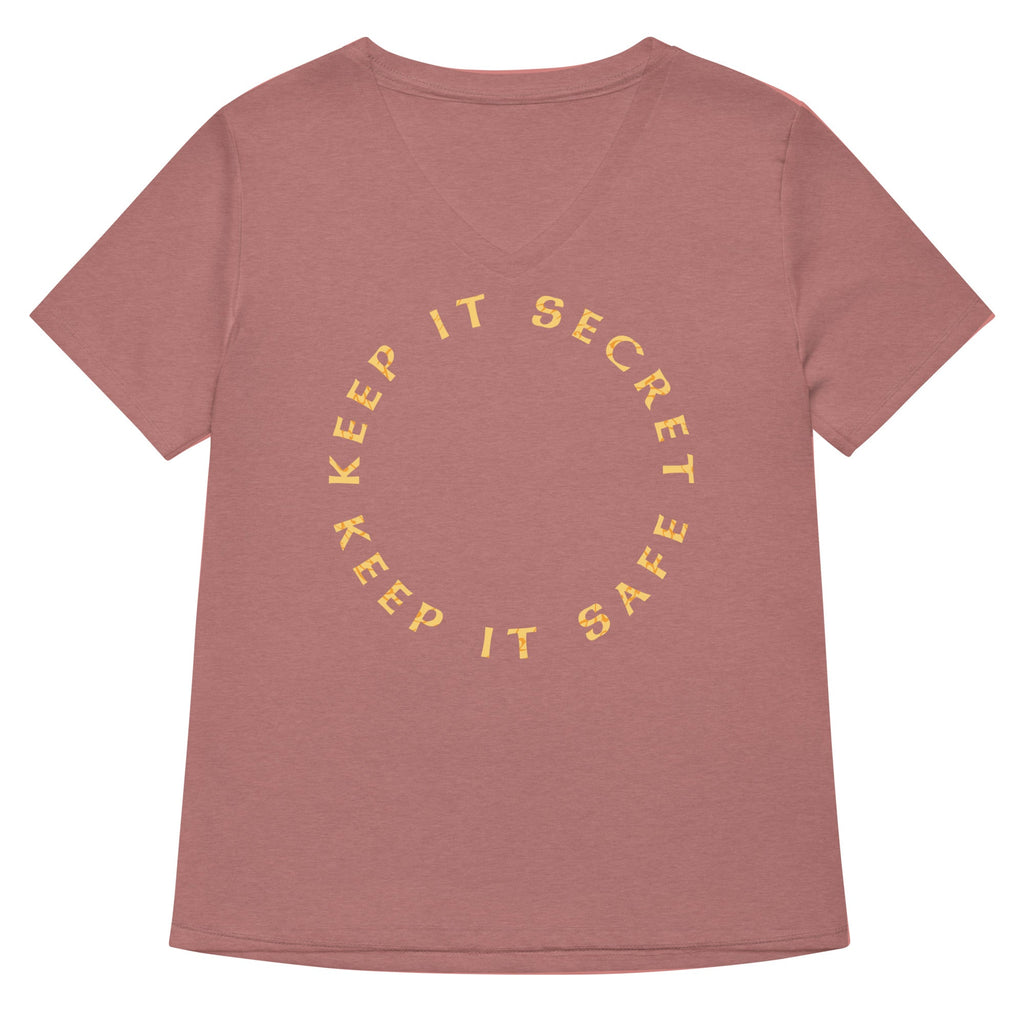 Keep It Secret Keep It Safe Women's V-Neck Tee Hoodie, Sweatshirt | CoreVibeTees.com (Image 5)