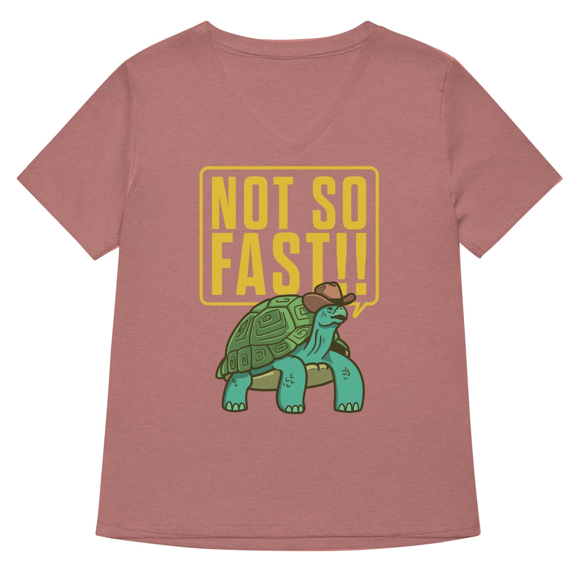 Not So Fast!! Women's V-Neck Tee Hoodie, Sweatshirt | CoreVibeTees.com (Image 5)