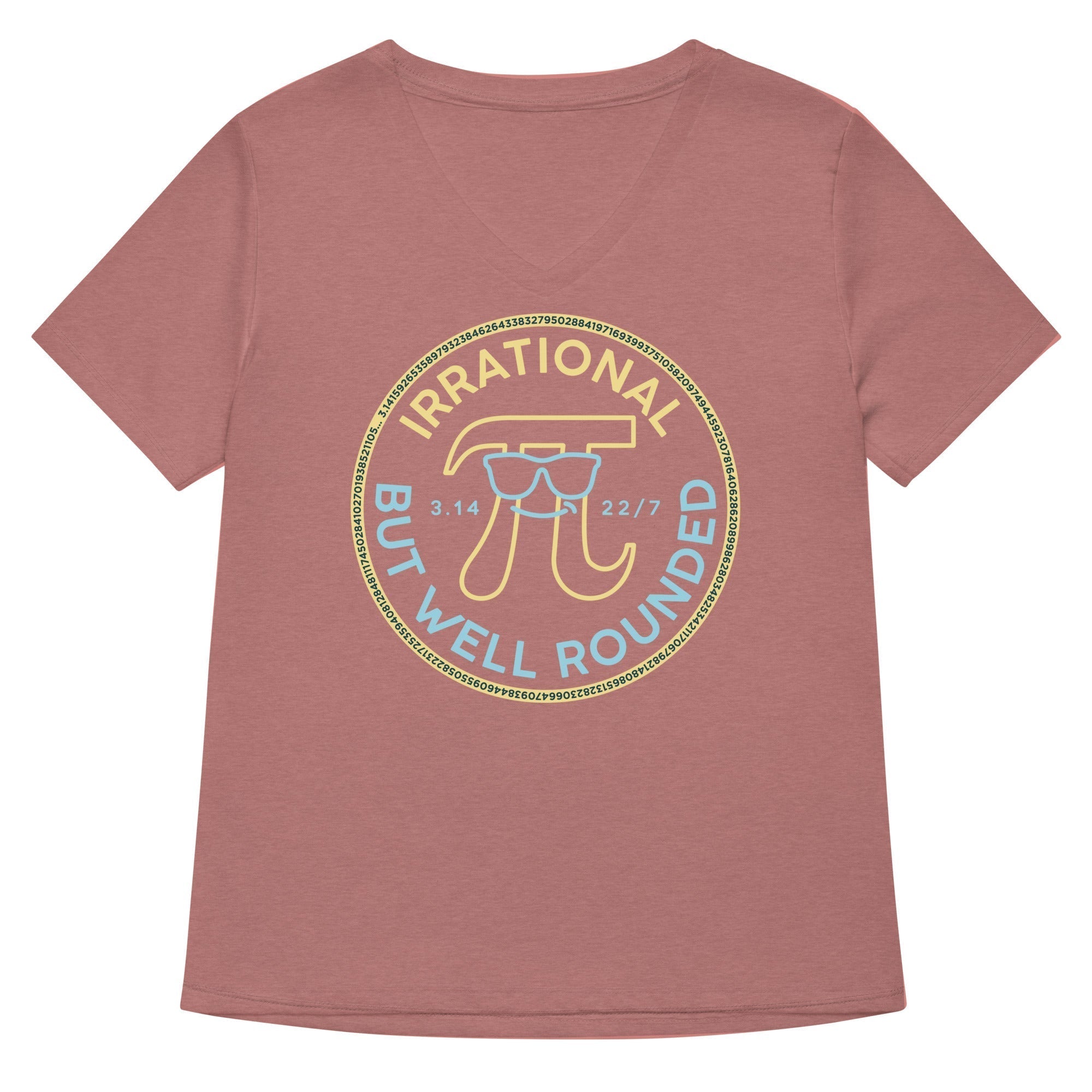 Irrational But Well Rounded Women's V-Neck Tee Hoodie, Sweatshirt | CoreVibeTees.com (Image 5)