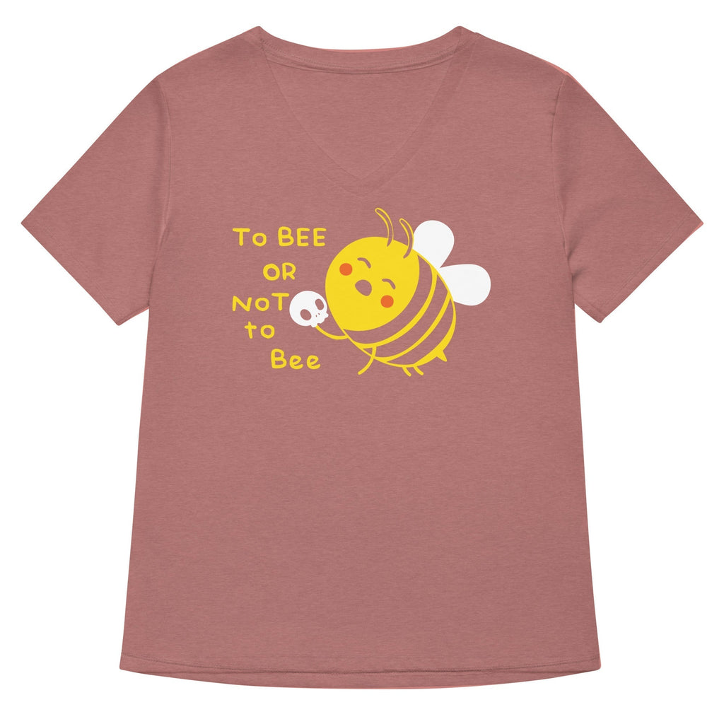 To Bee Or Not To Bee Women's V-Neck Tee Hoodie, Sweatshirt | CoreVibeTees.com (Image 5)