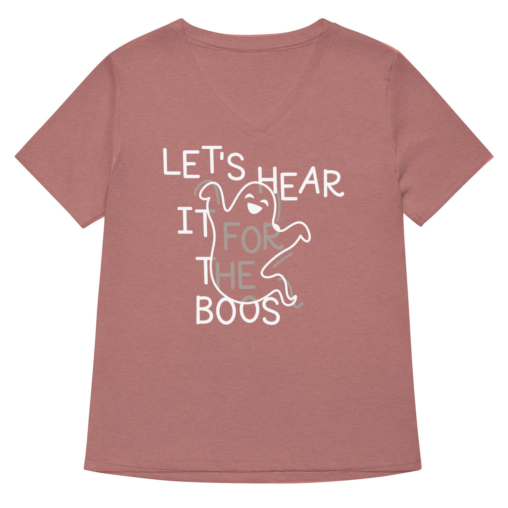 Let's Hear It For The Boos Women's V-Neck Tee Hoodie, Sweatshirt | CoreVibeTees.com (Image 5)