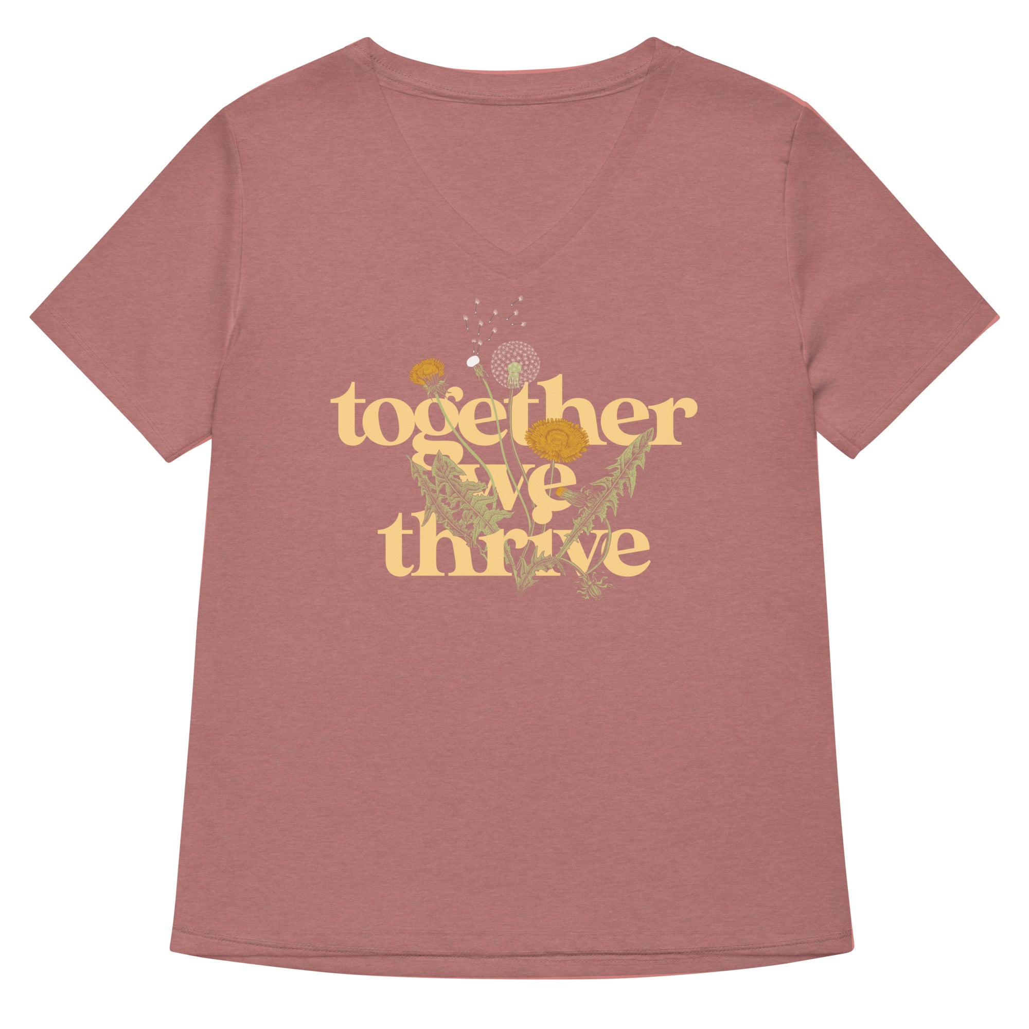 Together We Thrive Women's V-Neck Tee Hoodie, Sweatshirt | CoreVibeTees.com (Image 5)