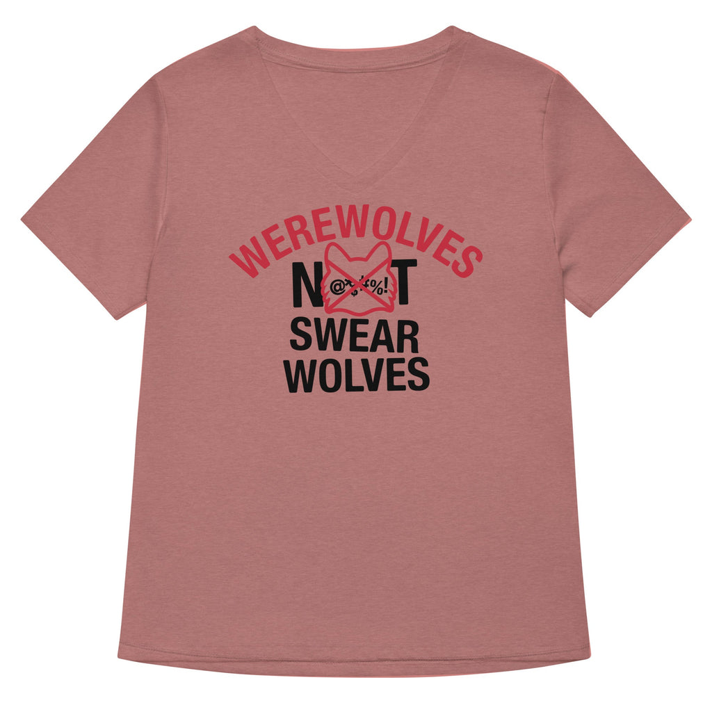 Werewolves Not Swearwolves Women's V-Neck Tee Hoodie, Sweatshirt | CoreVibeTees.com (Image 1)