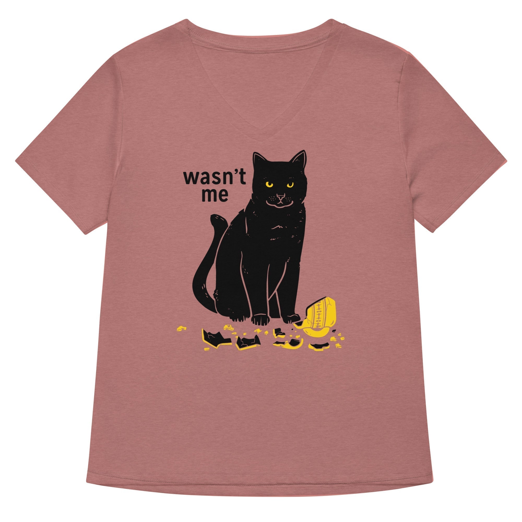Wasn't Me Women's V-Neck Tee Hoodie, Sweatshirt | CoreVibeTees.com (Image 2)