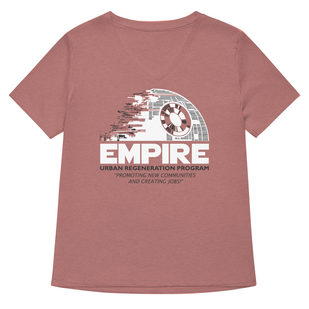 Empire Urban Regeneration Women's V-Neck Tee Hoodie, Sweatshirt | CoreVibeTees.com