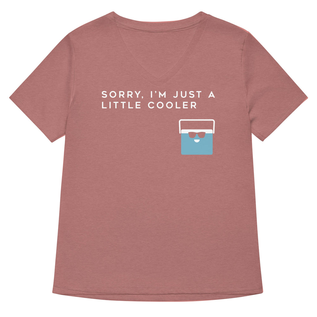 Sorry, I'm Just A Little Cooler Women's V-Neck Tee Hoodie, Sweatshirt | CoreVibeTees.com (Image 5)