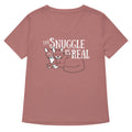 The Snuggle Is Real Women's V-Neck Tee Hoodie, Sweatshirt | CoreVibeTees.com