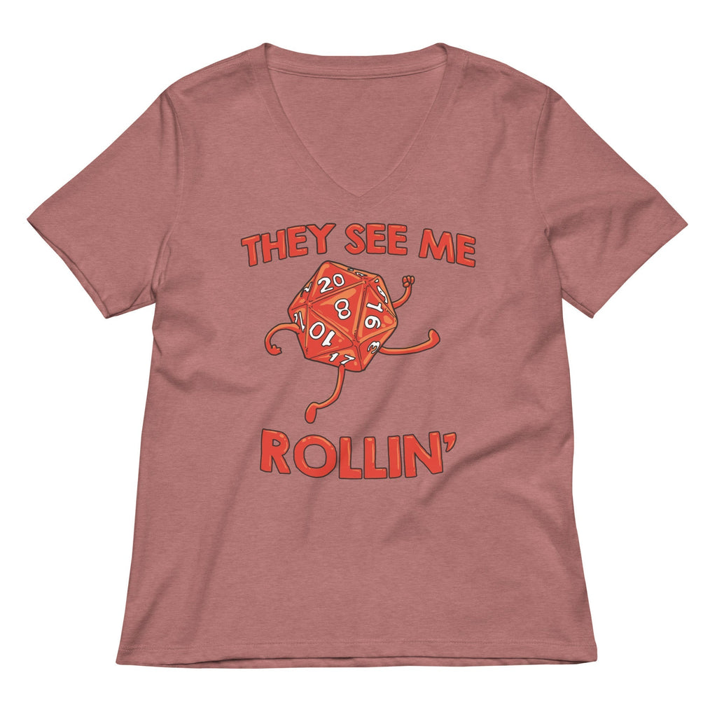 They See Me Rollin' Women's V-Neck Tee Hoodie, Sweatshirt | CoreVibeTees.com (Image 1)