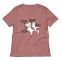 Wine Wine Wine Wine Women's V-Neck Tee Hoodie, Sweatshirt | CoreVibeTees.com (Image 1)