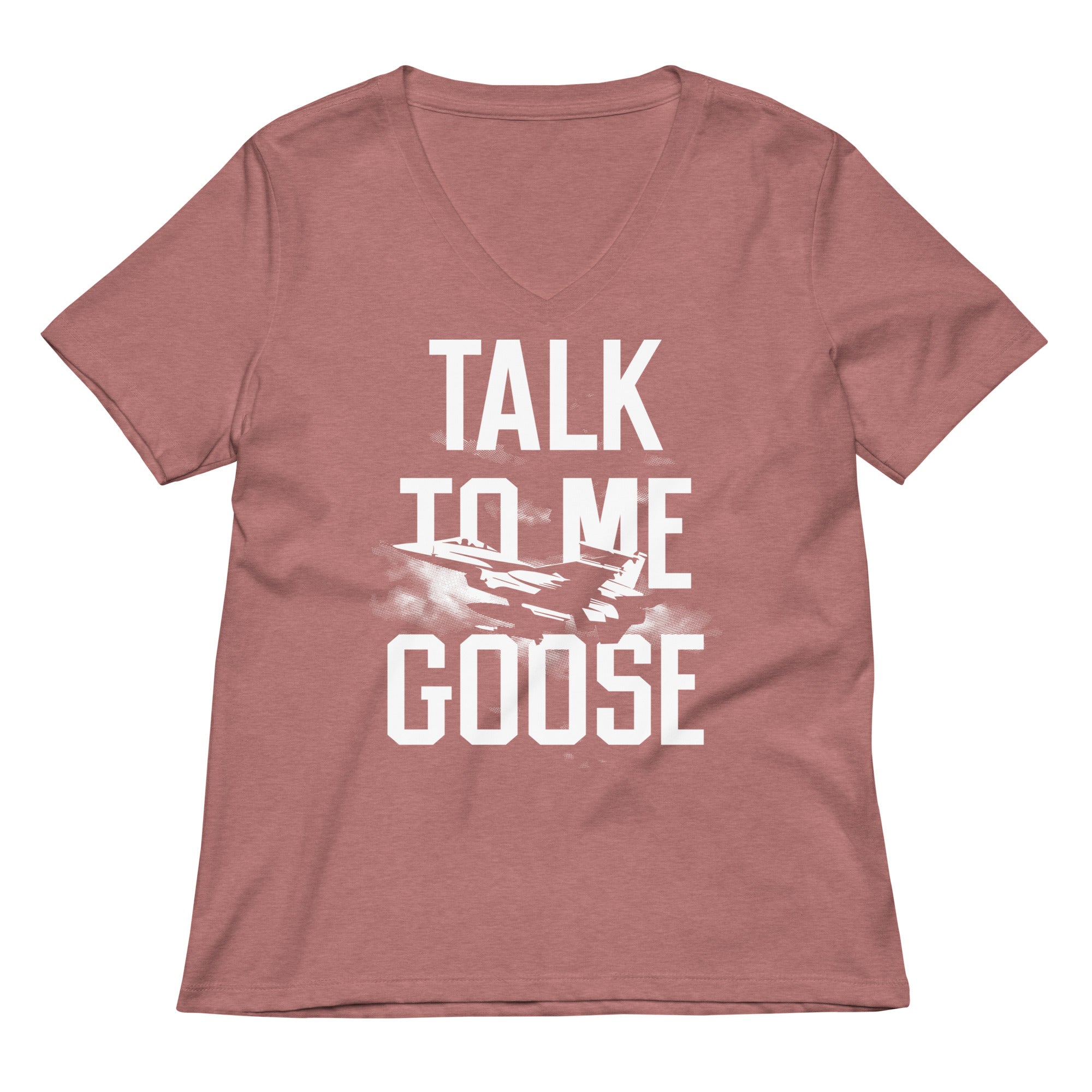 Talk To Me Goose Women's V-Neck Tee Hoodie, Sweatshirt | CoreVibeTees.com (Image 3)