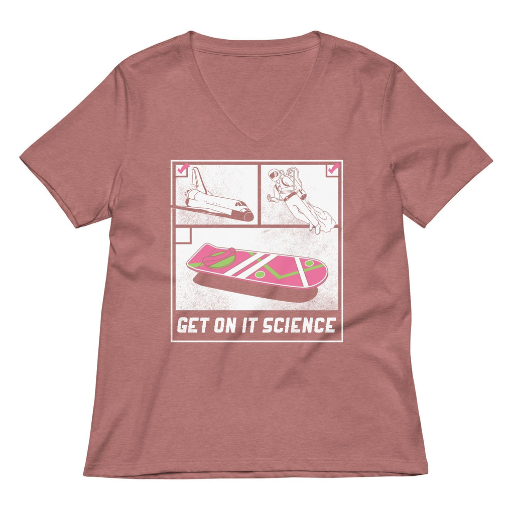 Get On It Science Women's V-Neck Tee Hoodie, Sweatshirt | CoreVibeTees.com (Image 5)