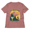 Hyrule National Park Women's V-Neck Tee Hoodie, Sweatshirt | CoreVibeTees.com (Image 1)