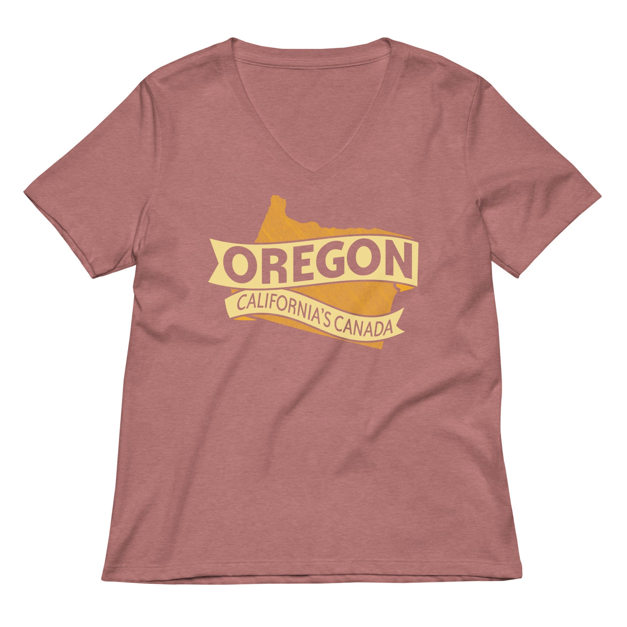 Oregon California's Canada Women's V-Neck Tee Hoodie, Sweatshirt | CoreVibeTees.com (Image 5)